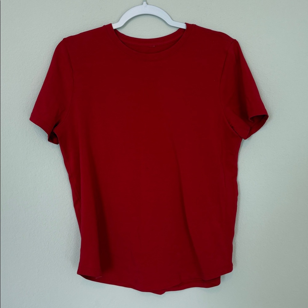 NWOT Lululemon | Love Crew TSHIRT | Size 8 | RED - Picture 2 of 3